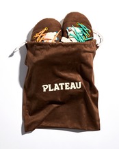 PLATEAU STUDIO × SUBU / SUBU lace slipper