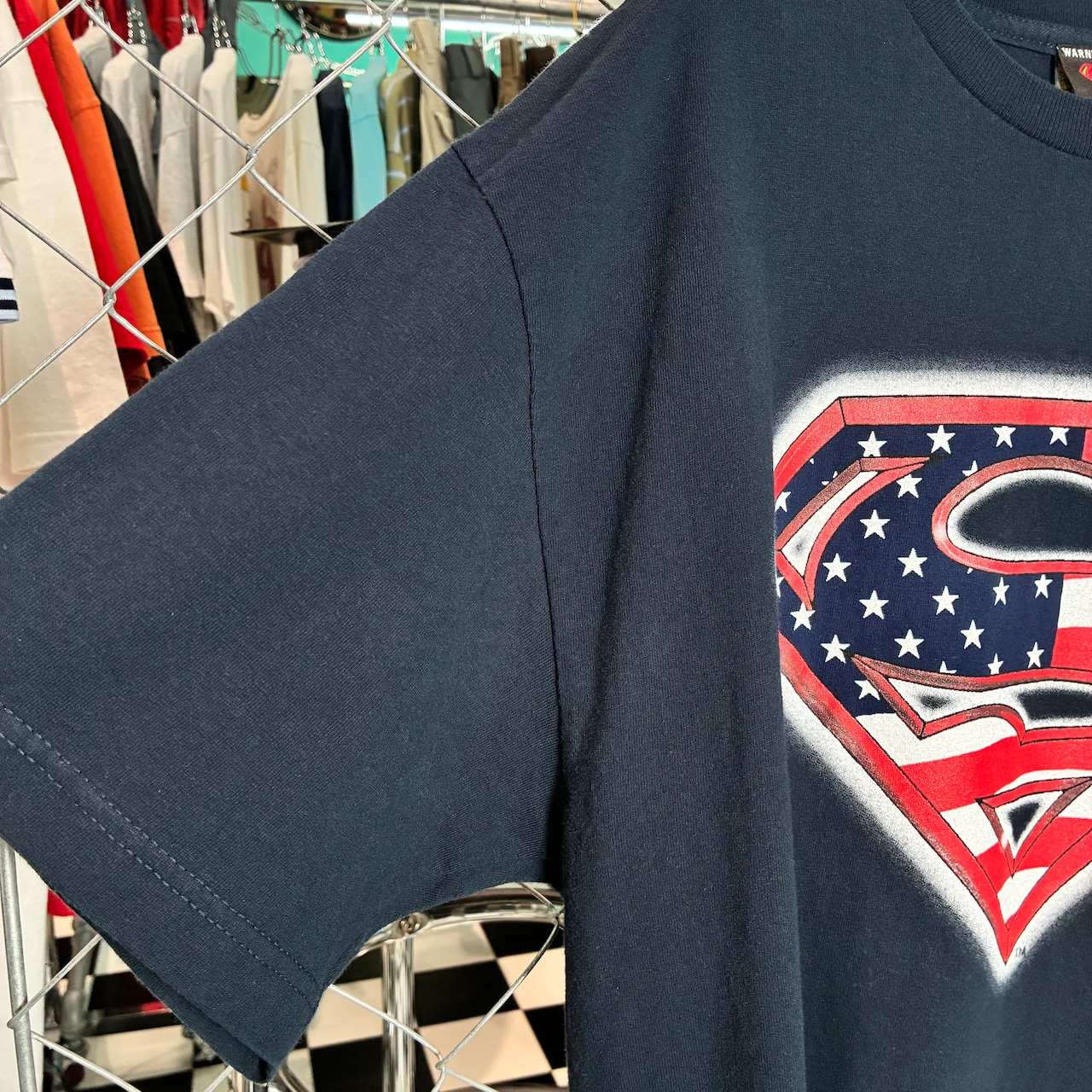 00s ALSTYLE DC WARNER BROS superman ロゴTシャツ