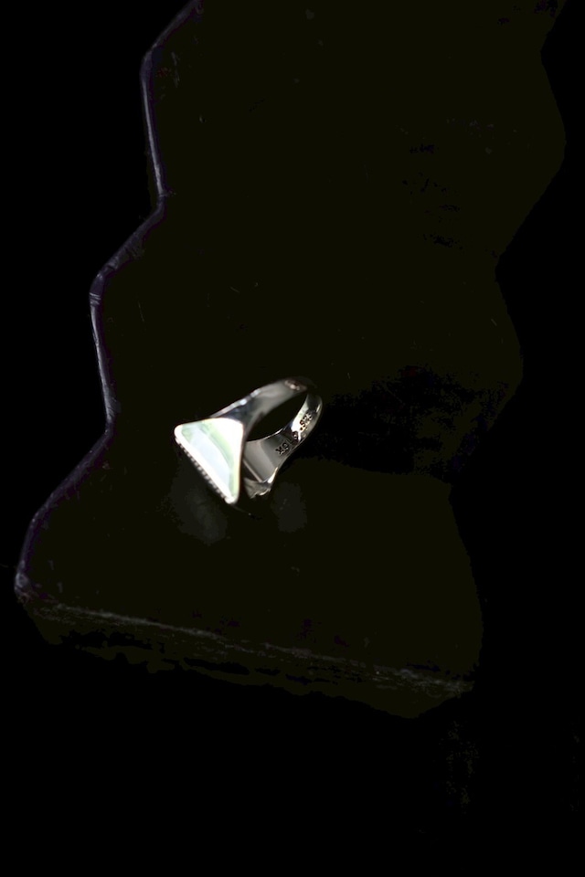 Utah／"XOLO JEWELRY" 925 silver square mirror ring