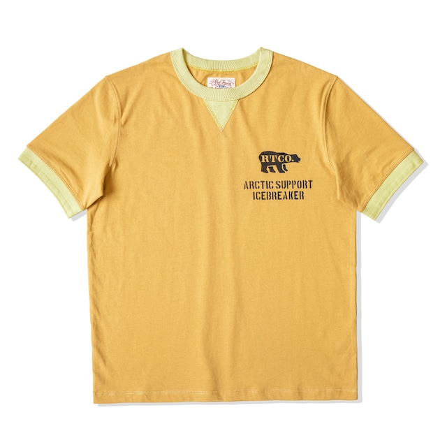 レトロプリントロゴTシャツ ウォッシュ加工　4種類　L0601