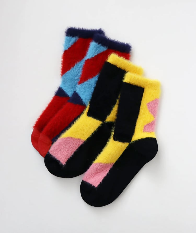 【kivisdou】MONSTER!クルーソックス 2足set