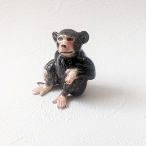 【ミニチュア陶器】 Chimpanzee ~sitting~