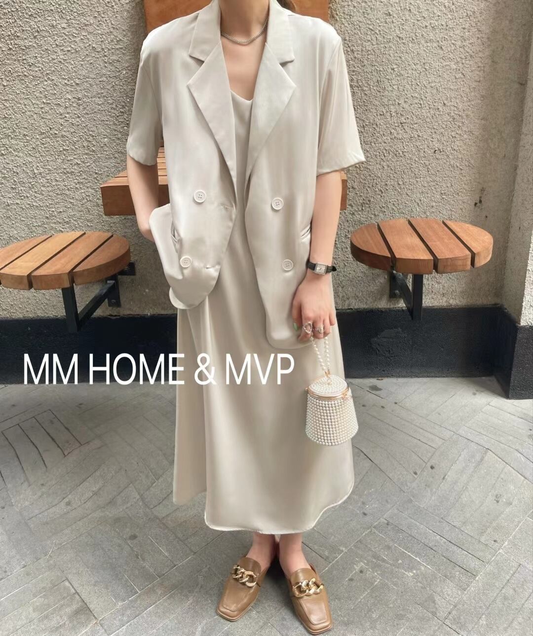 【セット】シャイニージャケット＋キャミワンピース　AJ42441-2051