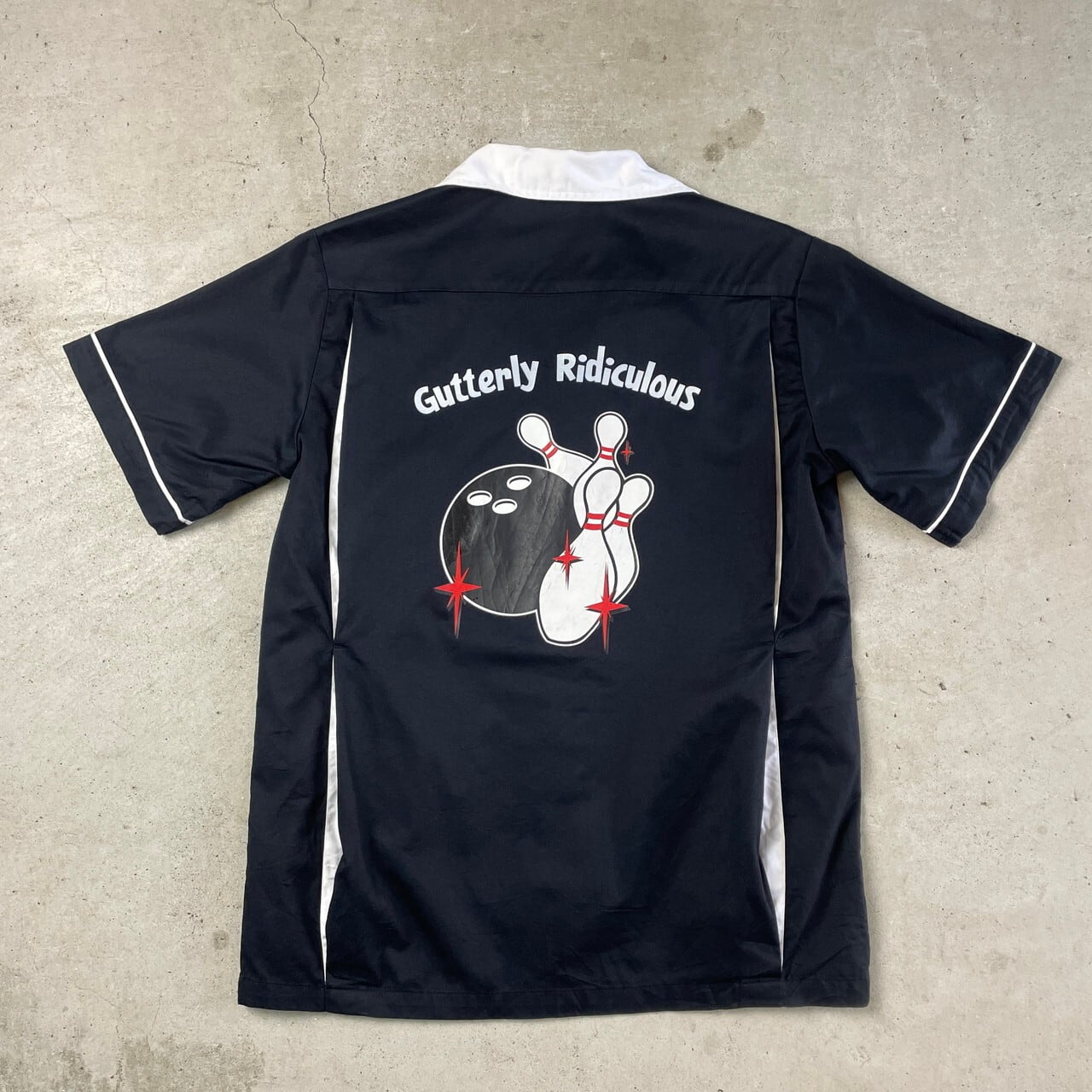 ボウリングシャツ 黒 ボウリングシャツ黒 ／東洋エンタープライズ - マメチコ Fashion and