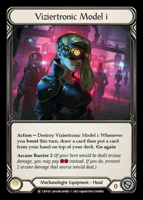 CRU102【EN】【Mechanologist】Viziertronic Model I 状態SP 画像