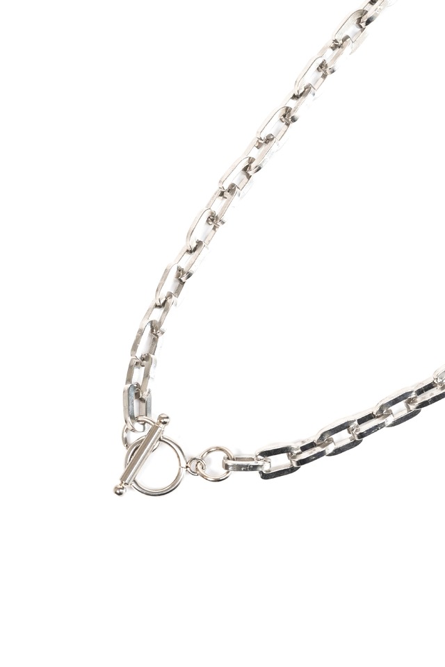 【square chain necklace】 / SILVER