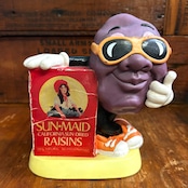 1987s コインバンク カリフォルニアレーズン ヴィンテージ 貯金箱 THE CALIFORNIA RAISINS SUN-MAID D-583