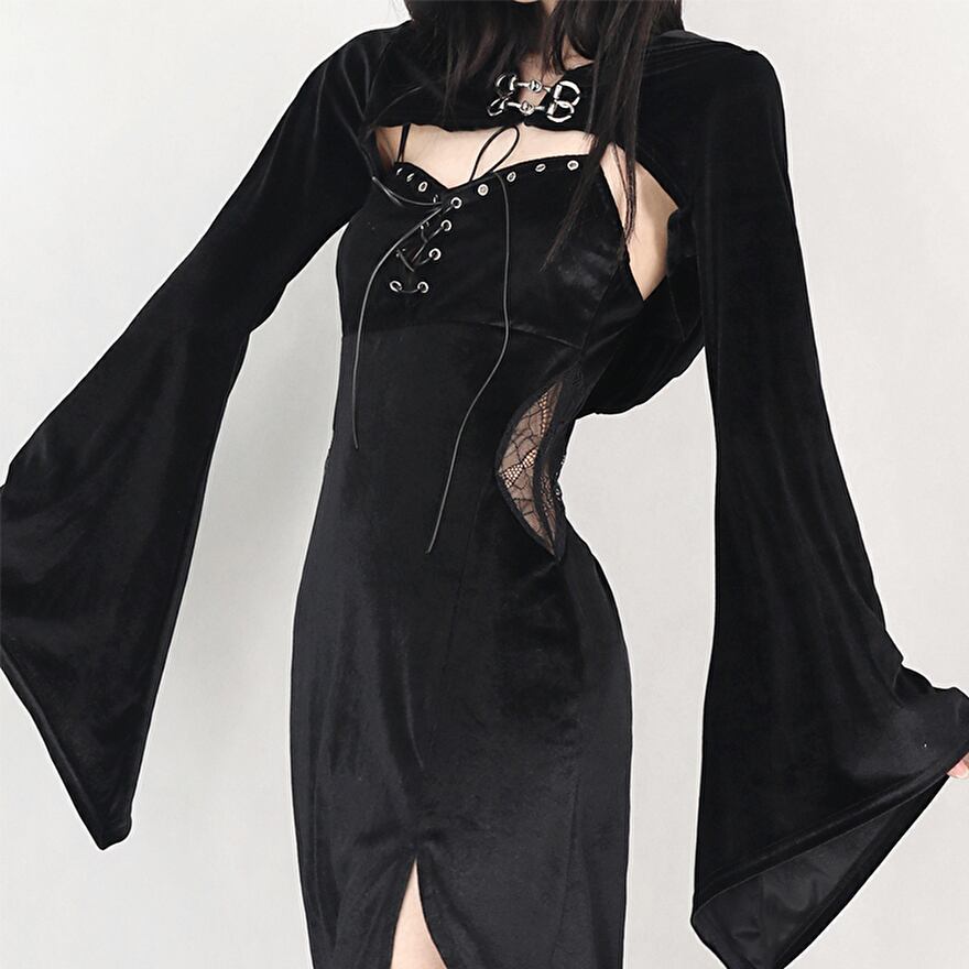 ◇GOUKU◇ゴウク ワンピースとボレロのセット◇ゴスロリ 和ゴス 和柄 桜の