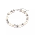 Minimalist Faux Pearl Beaded Necklace (ME245)