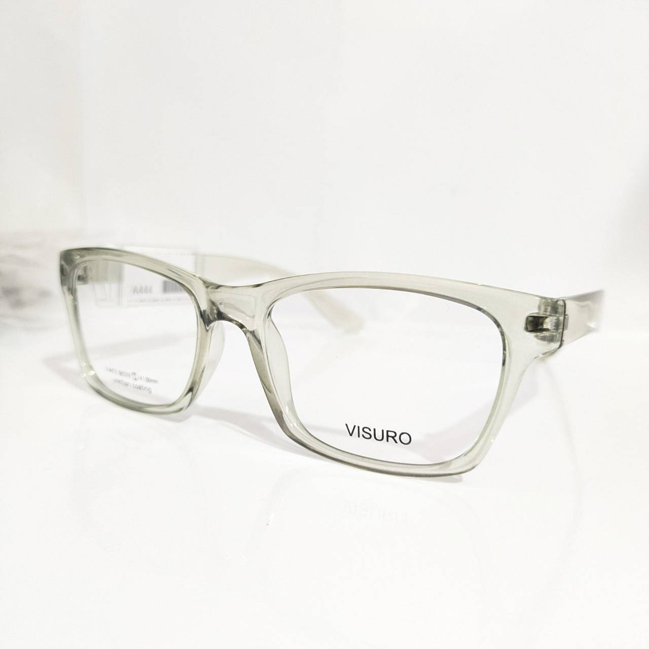 【VISURO】ウエリントンセルフレーム クリアライムグリーン