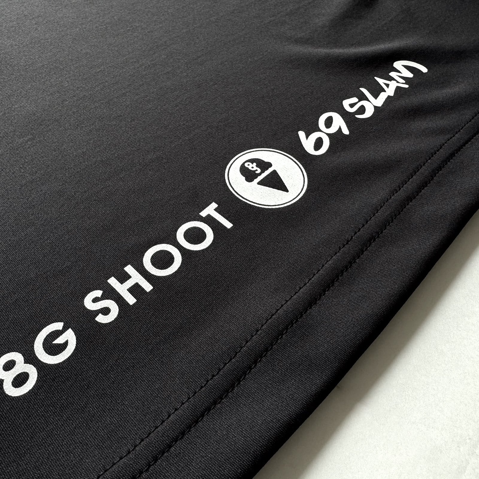 8G SHOOT × 69SLAM MESH SWITCHING MOCK NECK TEE -BLACK/KHAKI- | 8G