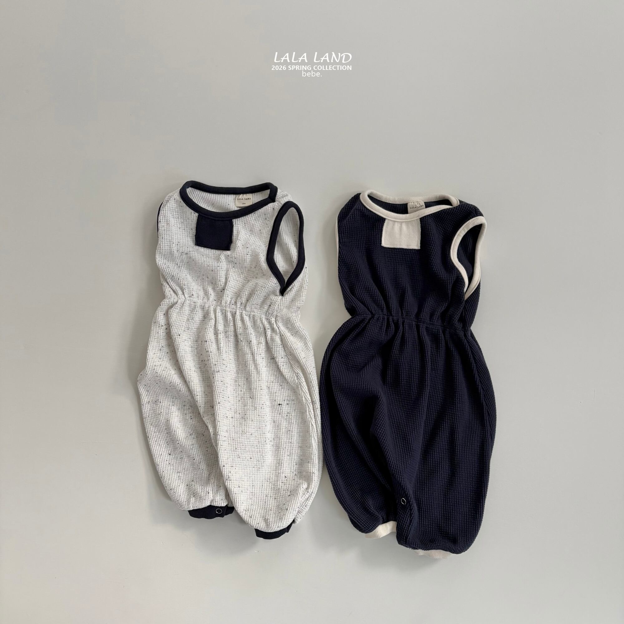 【予約】b. Waffle Color-Block Suit