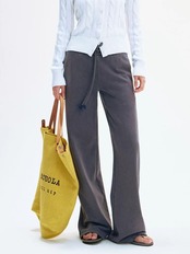 Marché Leather Handle Jute Tote F0871