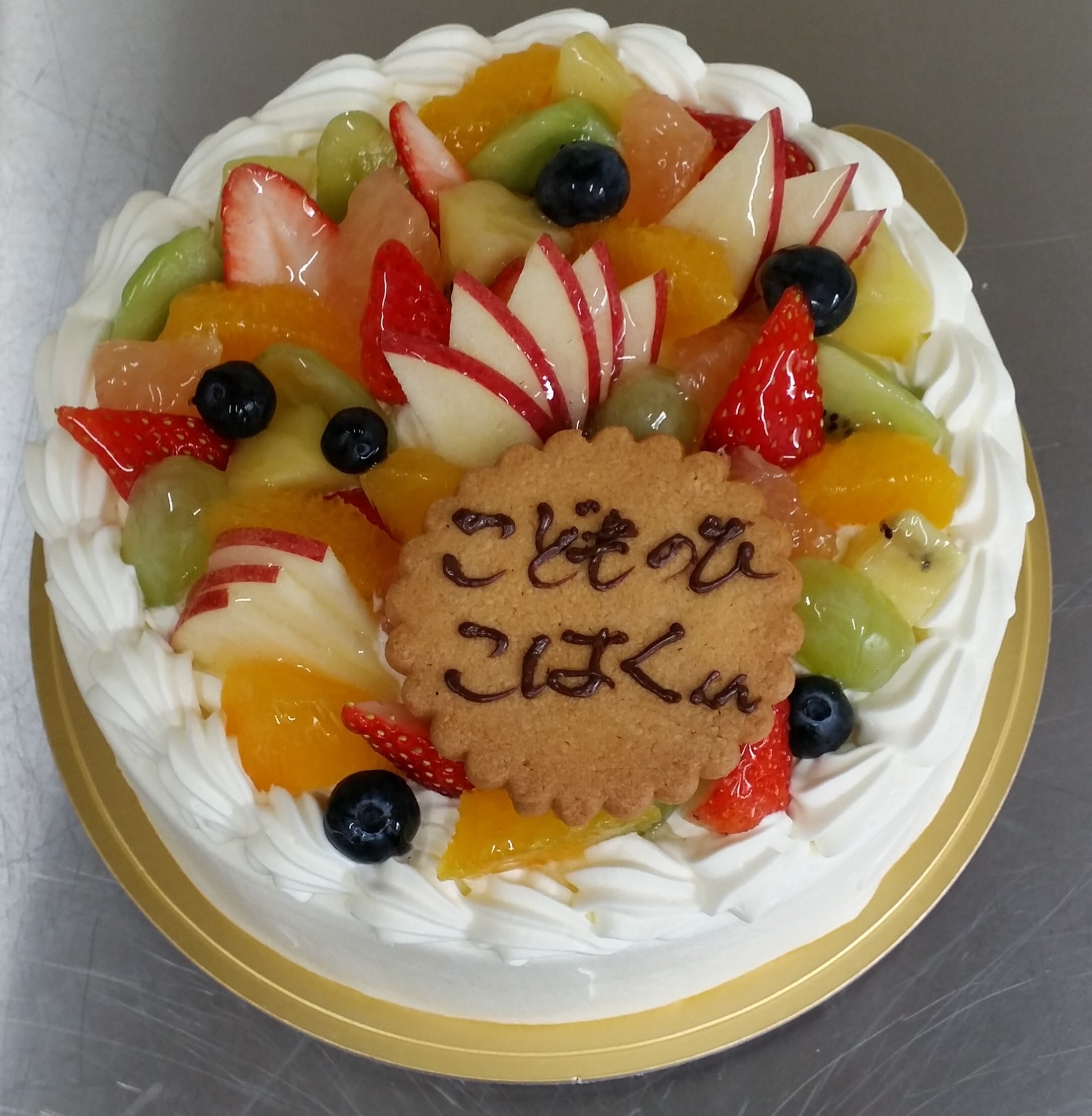 フルーツたっぷりデコレーションケーキ 6号 Fruit Decoration Cake No 6 Domine Joie ドミネジョワ