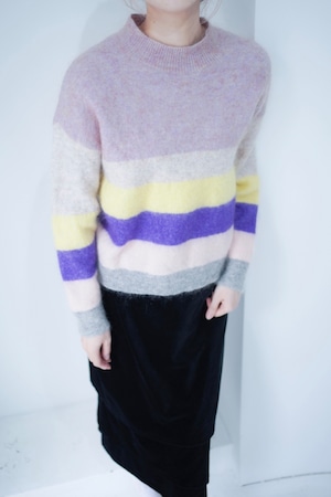 gradation mohair knit