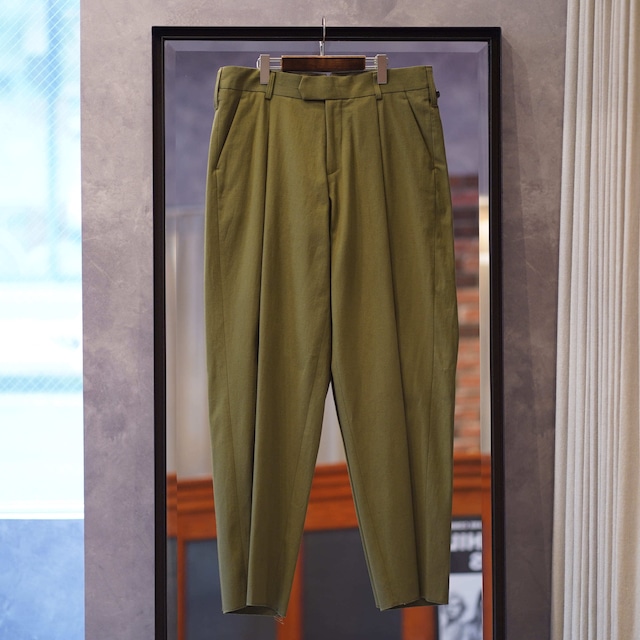 MAATEE＆SONS (マーティーアンドサンズ) 23AW "MILITARY SLACKS 俺のGUN-PAN" -KHAKI-