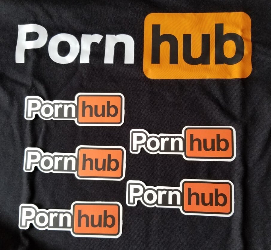 Pornhub ポルノハブ ポーンハブ 防水 ロゴ ステッカー 5枚セット