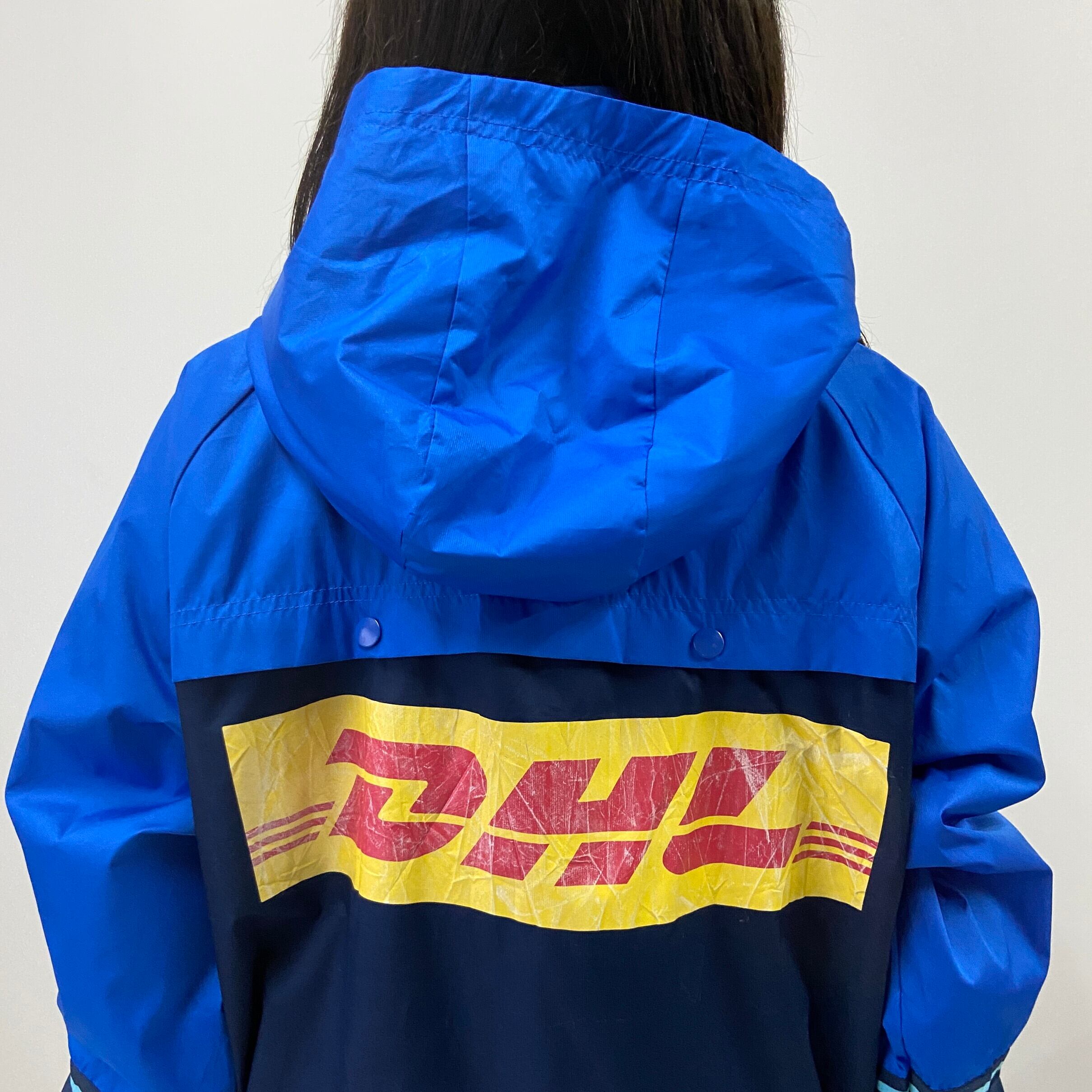 adidas アディダス DHL 企業ロゴ バックプリント ナイロンジャケット