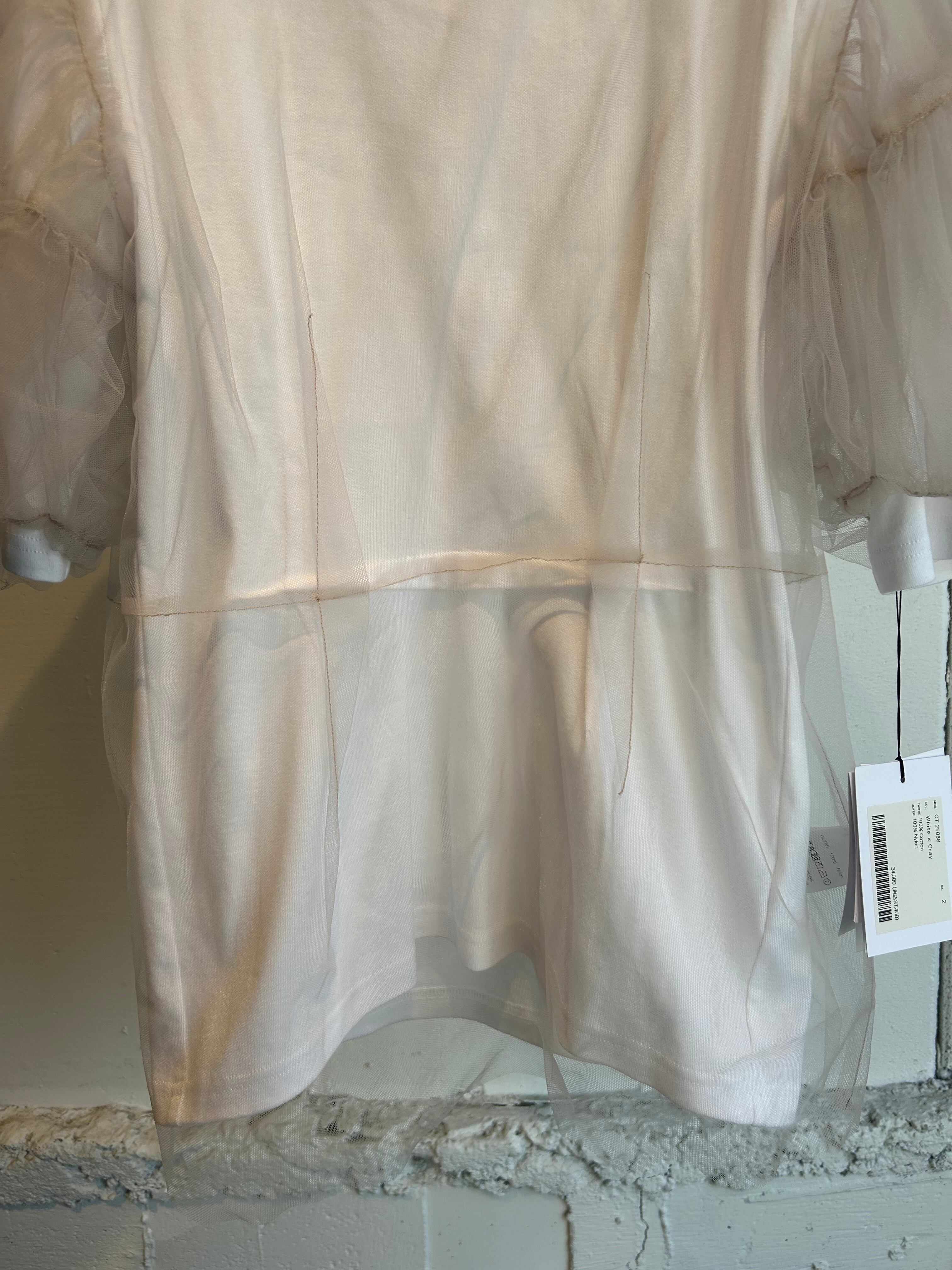 CHIKAKISADA 2pset tulle balloonsleeve tops | AAR
