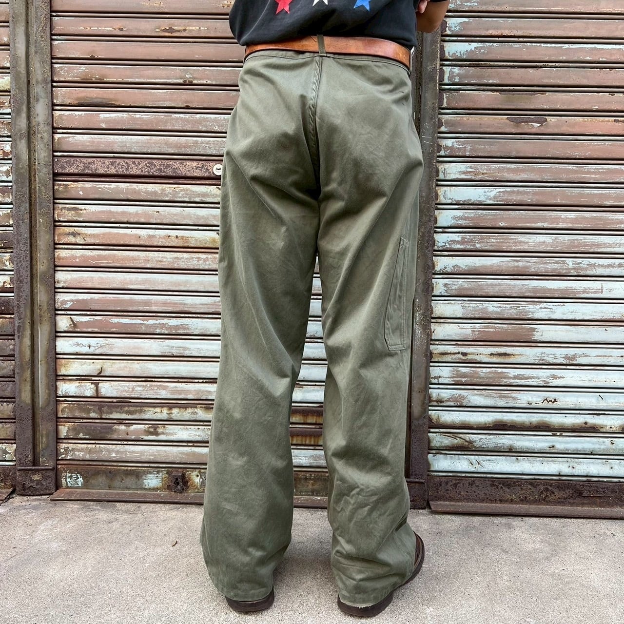 Germany ドイツ ヴィンテージ ベイカーパンツ 48表記 W98cm ミリタリー