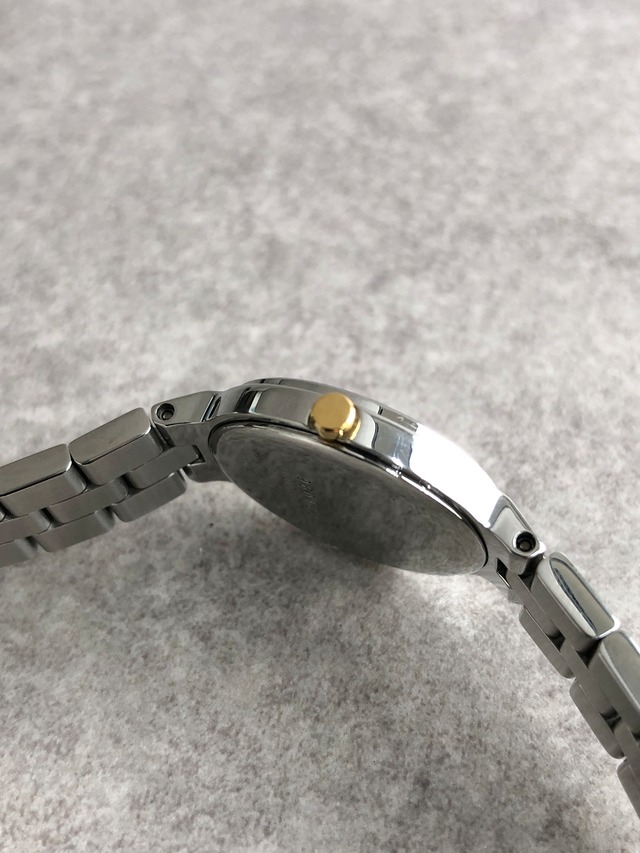Yves Saint Laurent イヴ・サンローラン 腕時計 シルバー×ブルー コンビカラー ステンレススチール クウォーツ 5421-H13855 vintage ヴィンテージ オールド uchgez