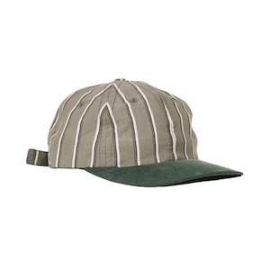 Lite Year Baseball Stripe/Tencel™ Visor 6 panel cap Army Green/Forest