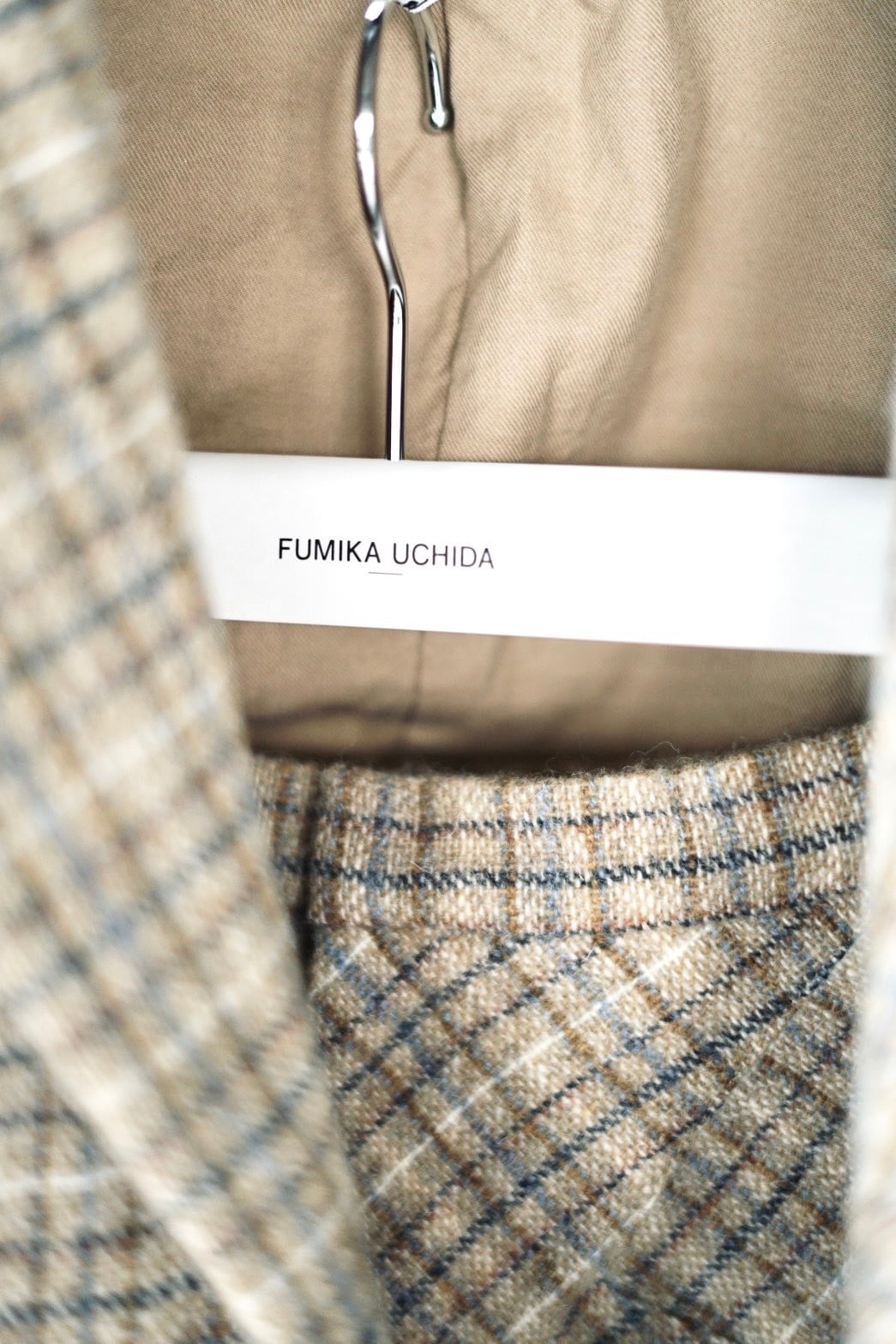 FUMIKA_UCHIDA / PLAID TWEED NOTCHED LAPEL JACKET (PLAID FUMIKA_UCHIDA / PLAID TWEED NOTCHED LAPEL JACKET (PLAID