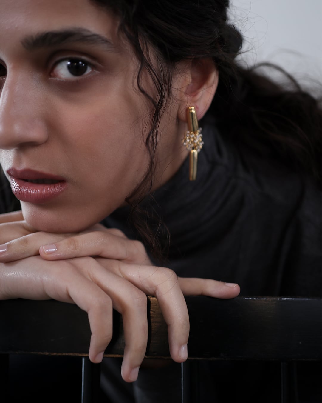 tower】 earring & pierce / gold | torc.japan.official