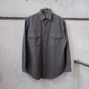Wool Flannel Double Pocket Shirt