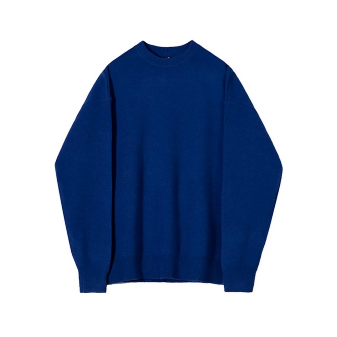 クルーネックシンプルカラーニット　1255