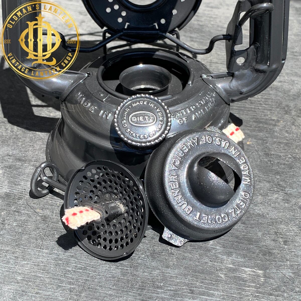 【 美品 最初期 COMET】デイツ コメット USA H-2 グラス 50 最初期COMET】Dietz Comet Lantern Made in USA H-4 Glass