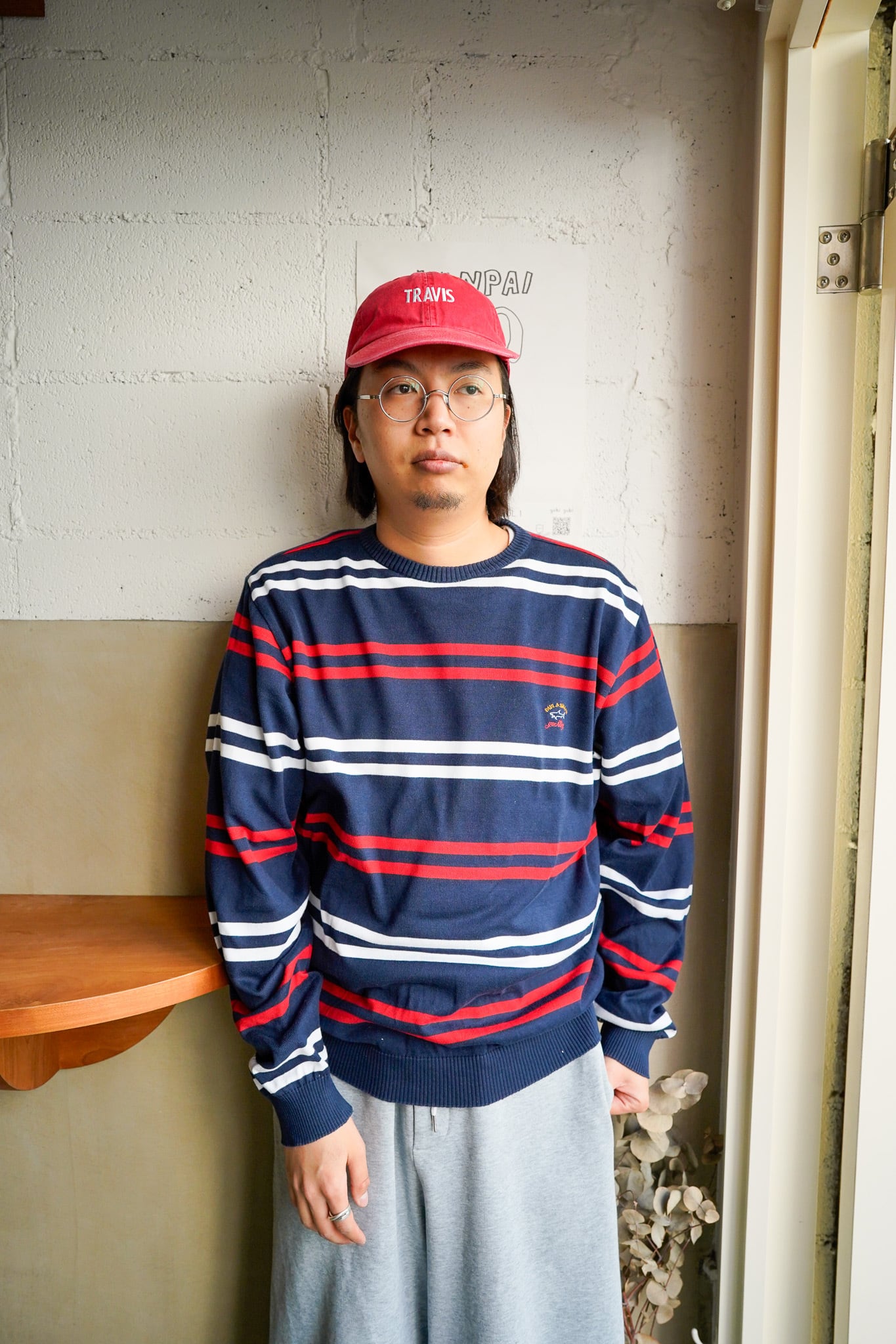 【2010s】"Paul & Shark" Cotton 100% Knit Sweater / 6-370