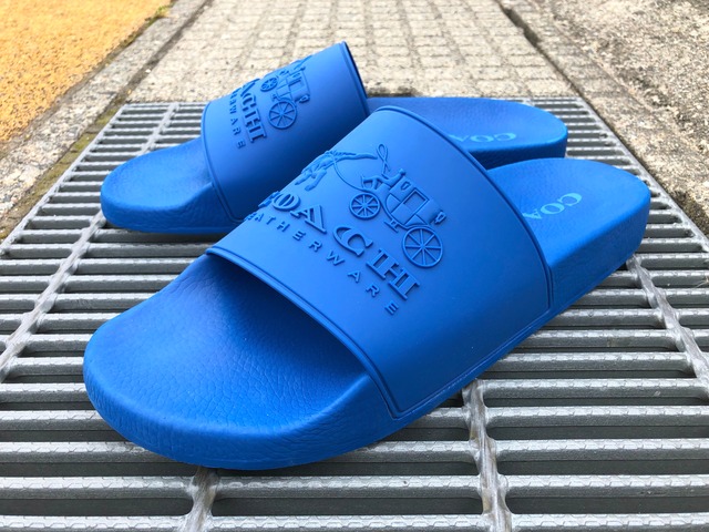 COACH 3D LOGO SLIDE (BLUE)