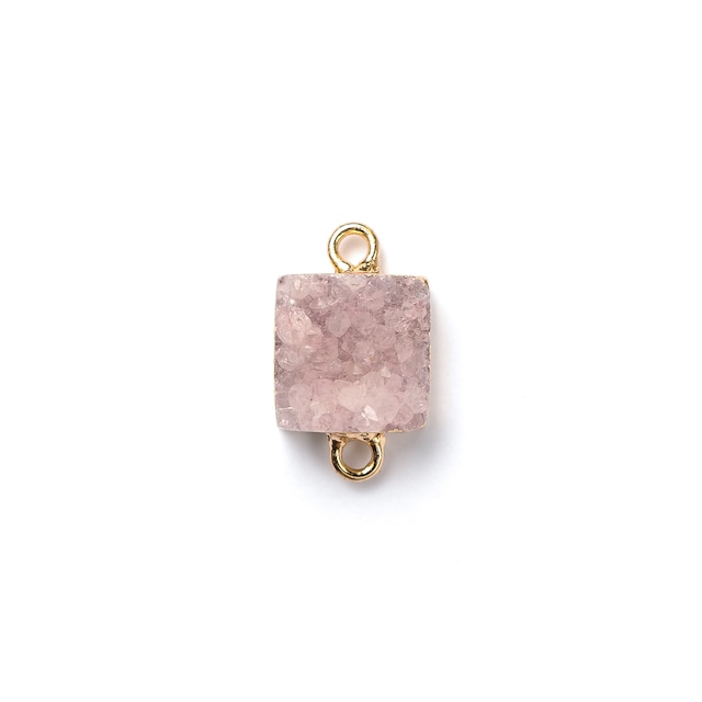 SQUARE DRUSY STONE 01