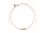 Brass Beads Misanga/White(Gold/Silver)(Bracelet/Anklet)[真鍮ビーズミサンガ]