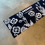 TENUGUI VERSION 伝統工芸 手ぬぐい 悪の華 NAVY BLACK