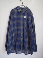 1980’s OPEN TRAINS Plaid Print Flannel Shirt／2X
