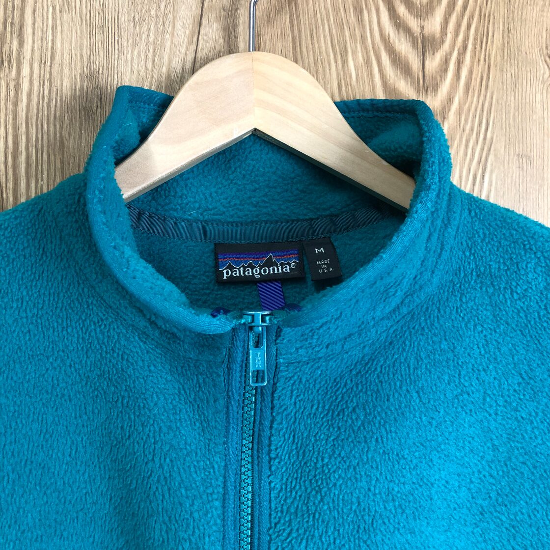 Made in ふさぐ USA patagonia フリースベスト M