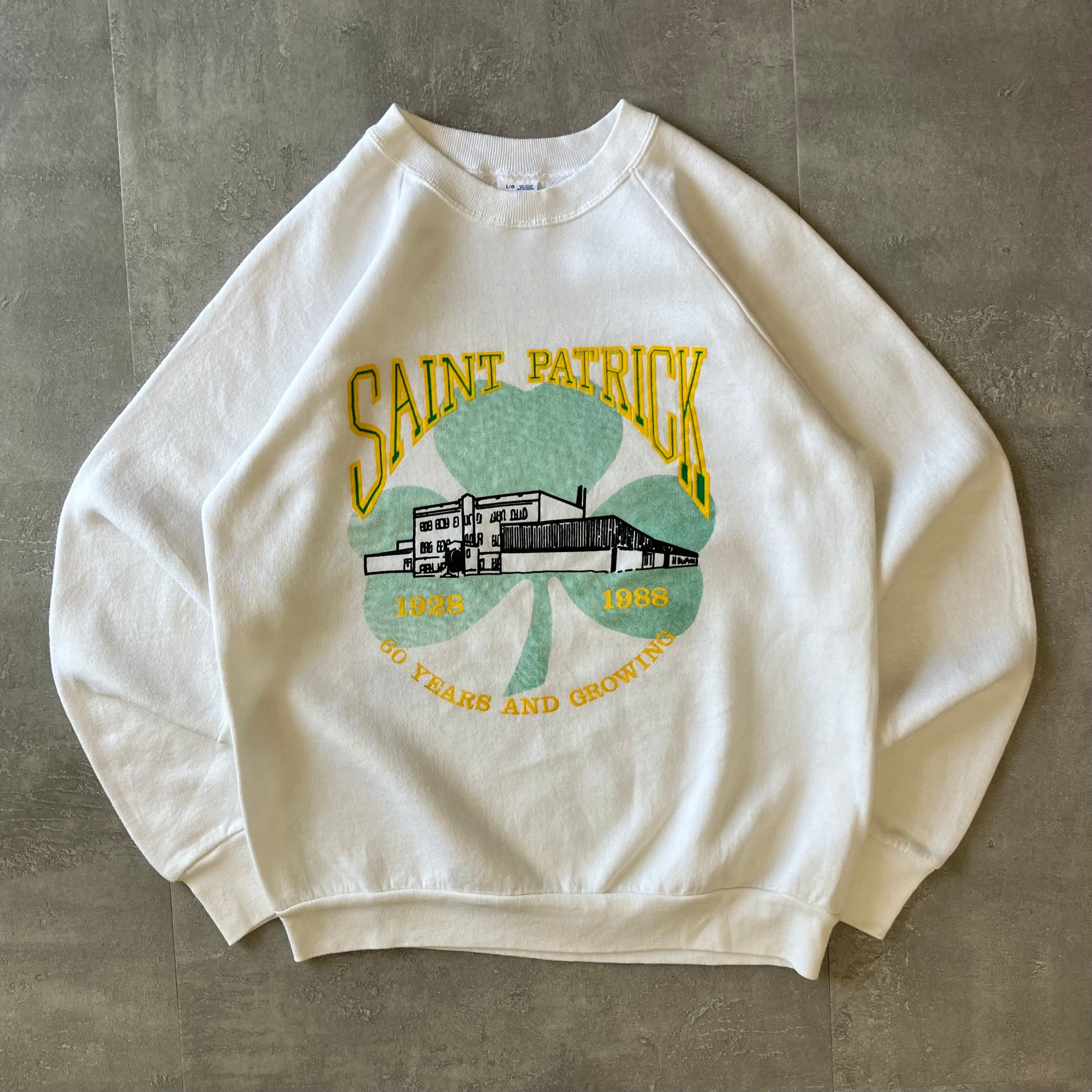 FRUIT OF THE ROOM 80s ラグランスリーブ スウェット L No.2071