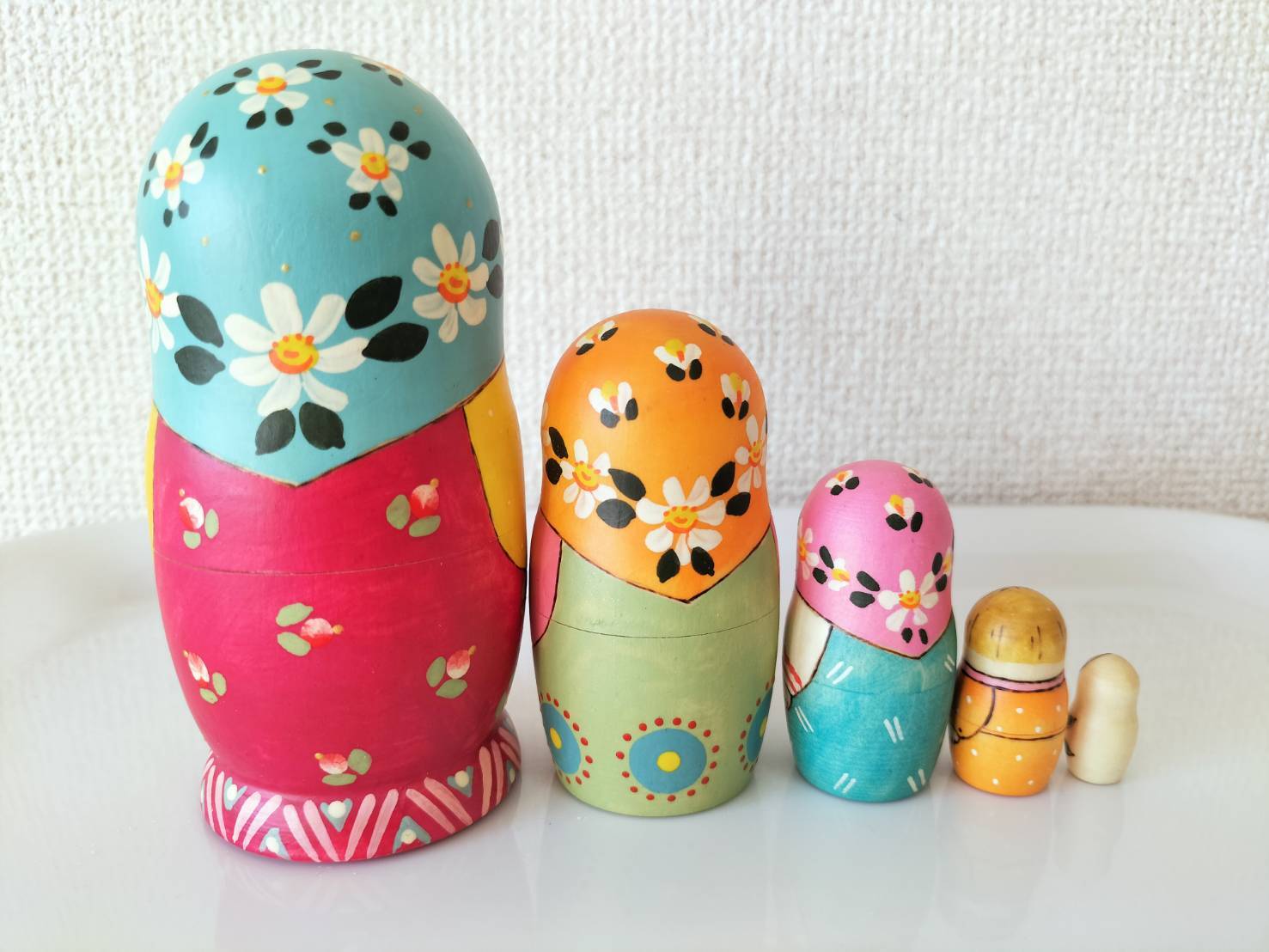 LYH075】北欧ロシア雑貨 リューバ作のマトリョーシカ ぶた 【公式通販】