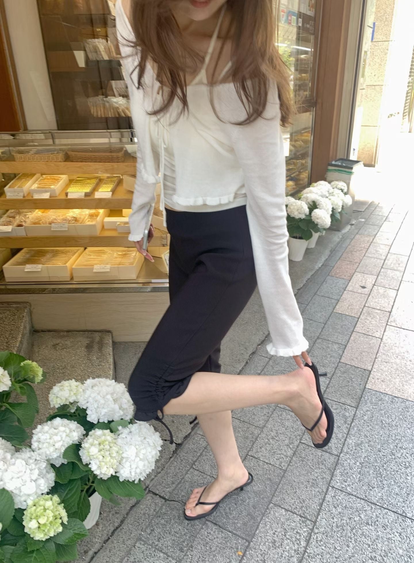 (予約) vegetable / Pony capri pants