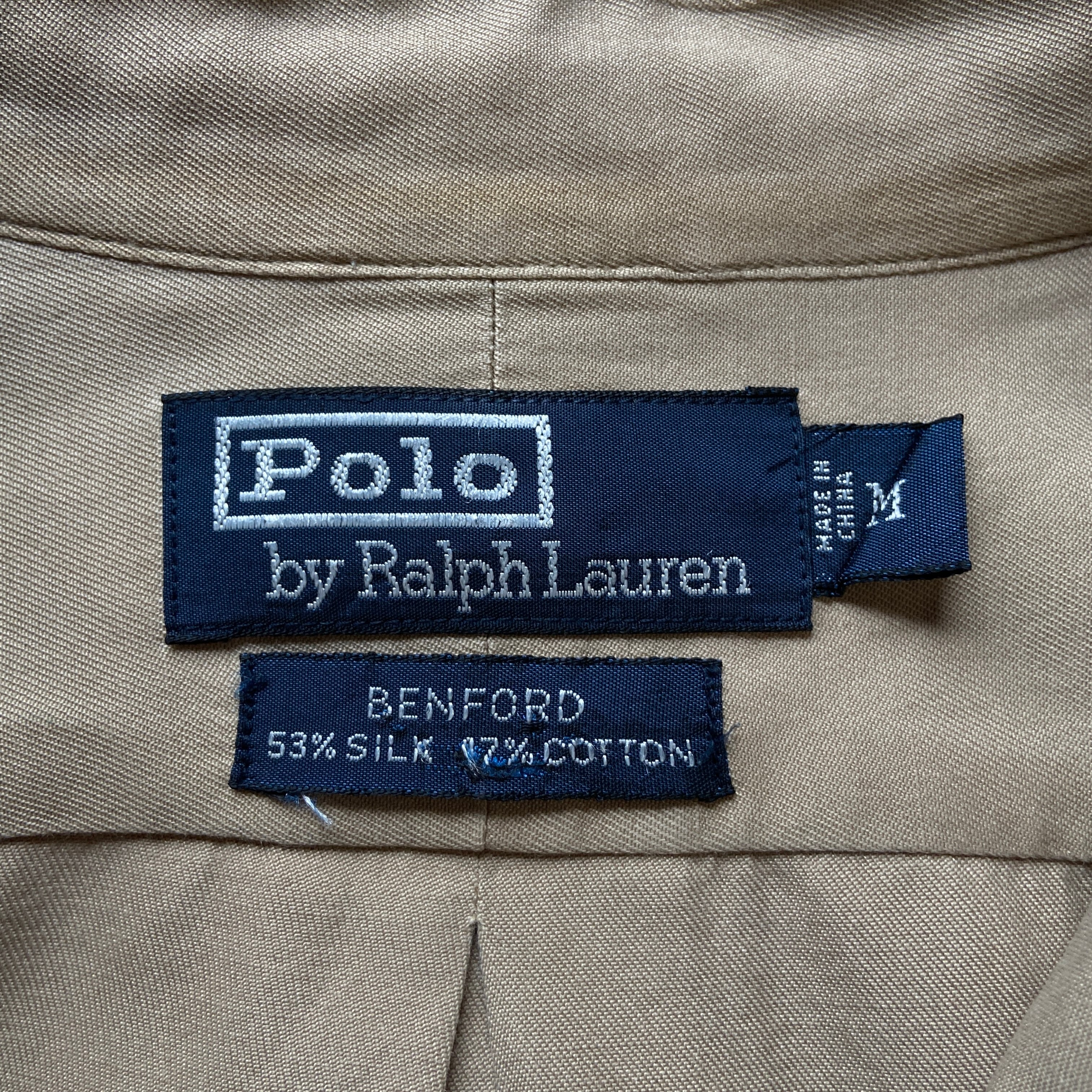 90年代 Polo by Ralph Lauren オールドラルフローレン BENFORD シルク 