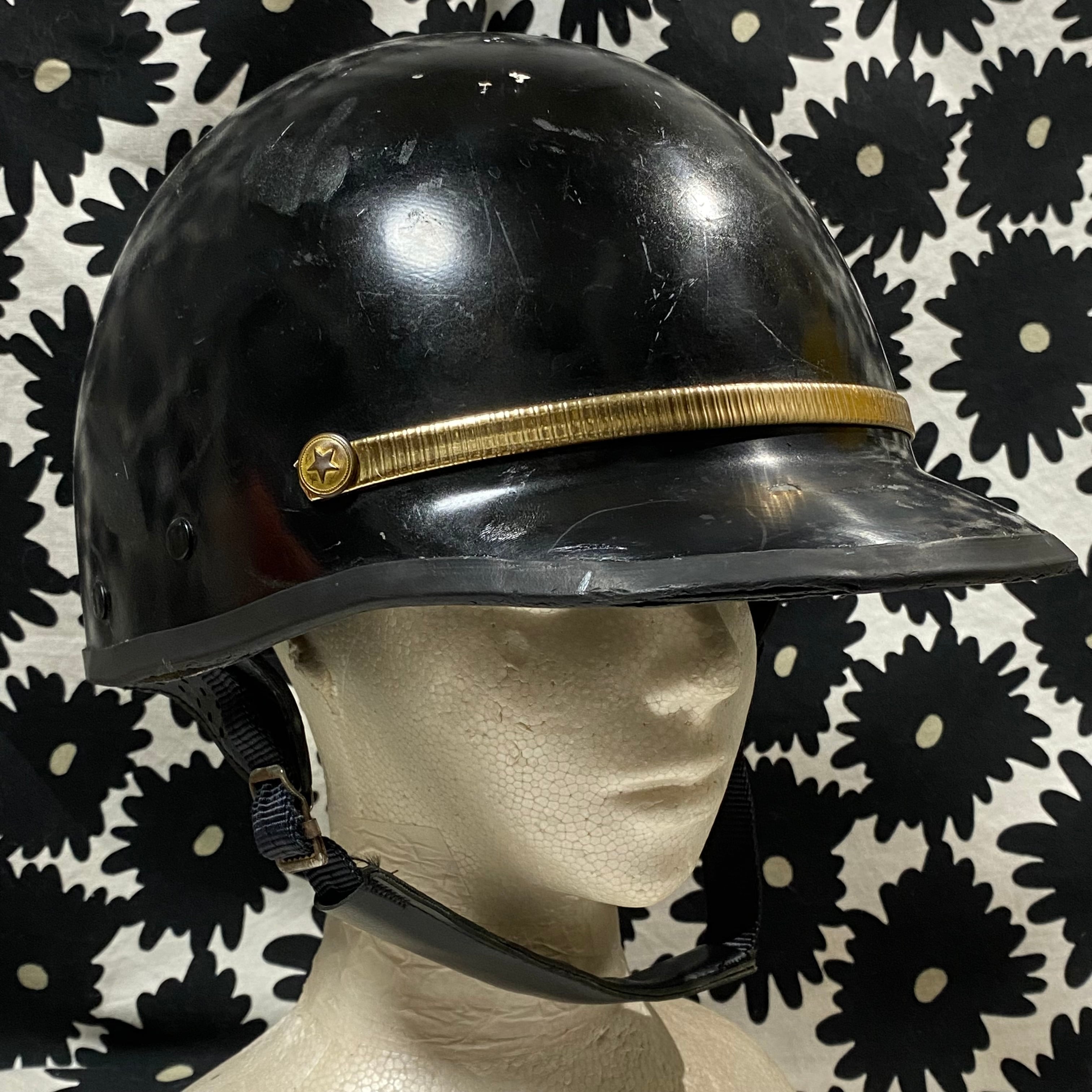 BELL TOPTEX POLICE 60's ビンテージハーフヘルメット Mシェル 約57cm