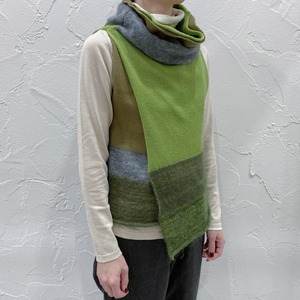 vm 2 layers loose neck vest