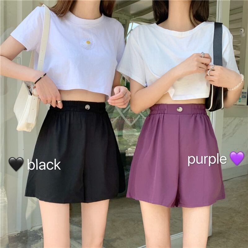 パンツレディース2020年夏新バージョンのハイウエストルーズ&シンオールマッチスチューデントカジュアルパンツショーツシンパンツ 1号婦人69091431494