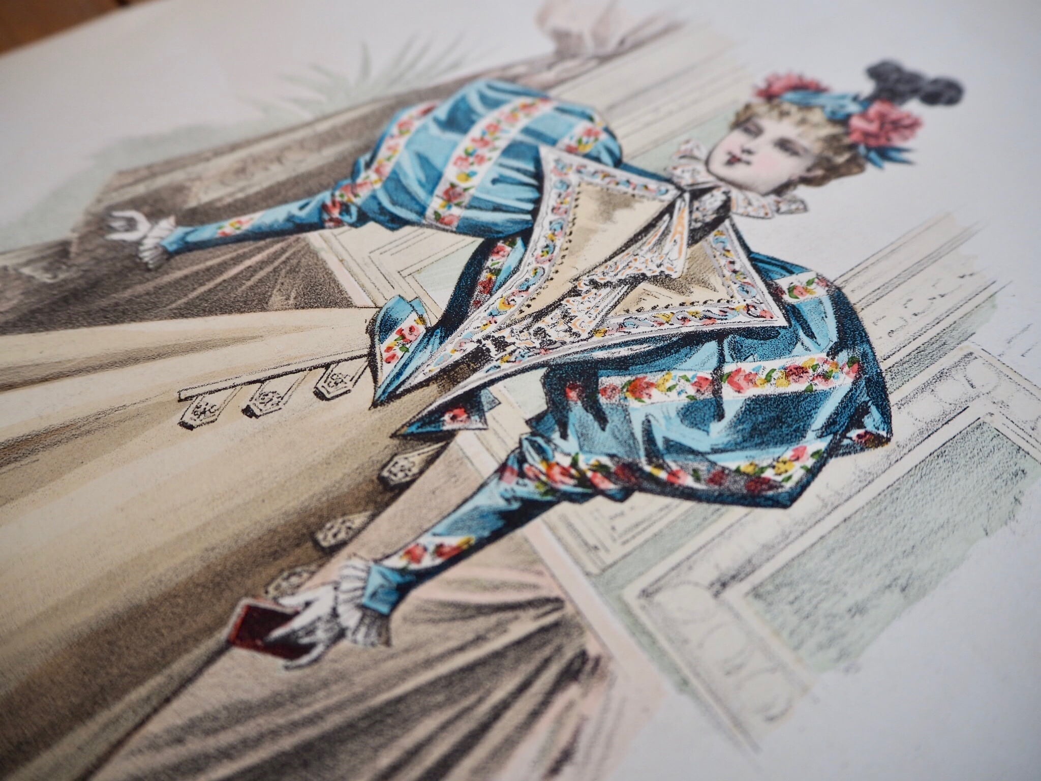 LE MONITEUR DE LA MODE / FASHION PLATE / FRANCE 1899 | FESTINA LENTE