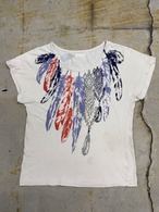 feather design T-shirts