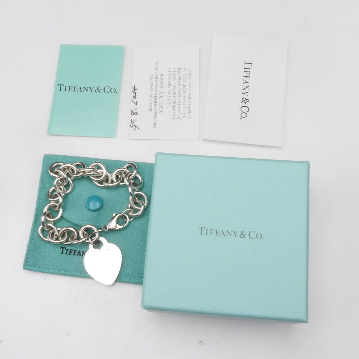 希少品 TIFFANY&CO. ティファニー リターントゥハートブレスレット