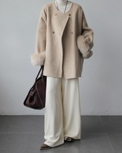 Loose high waist leg Pants T20120