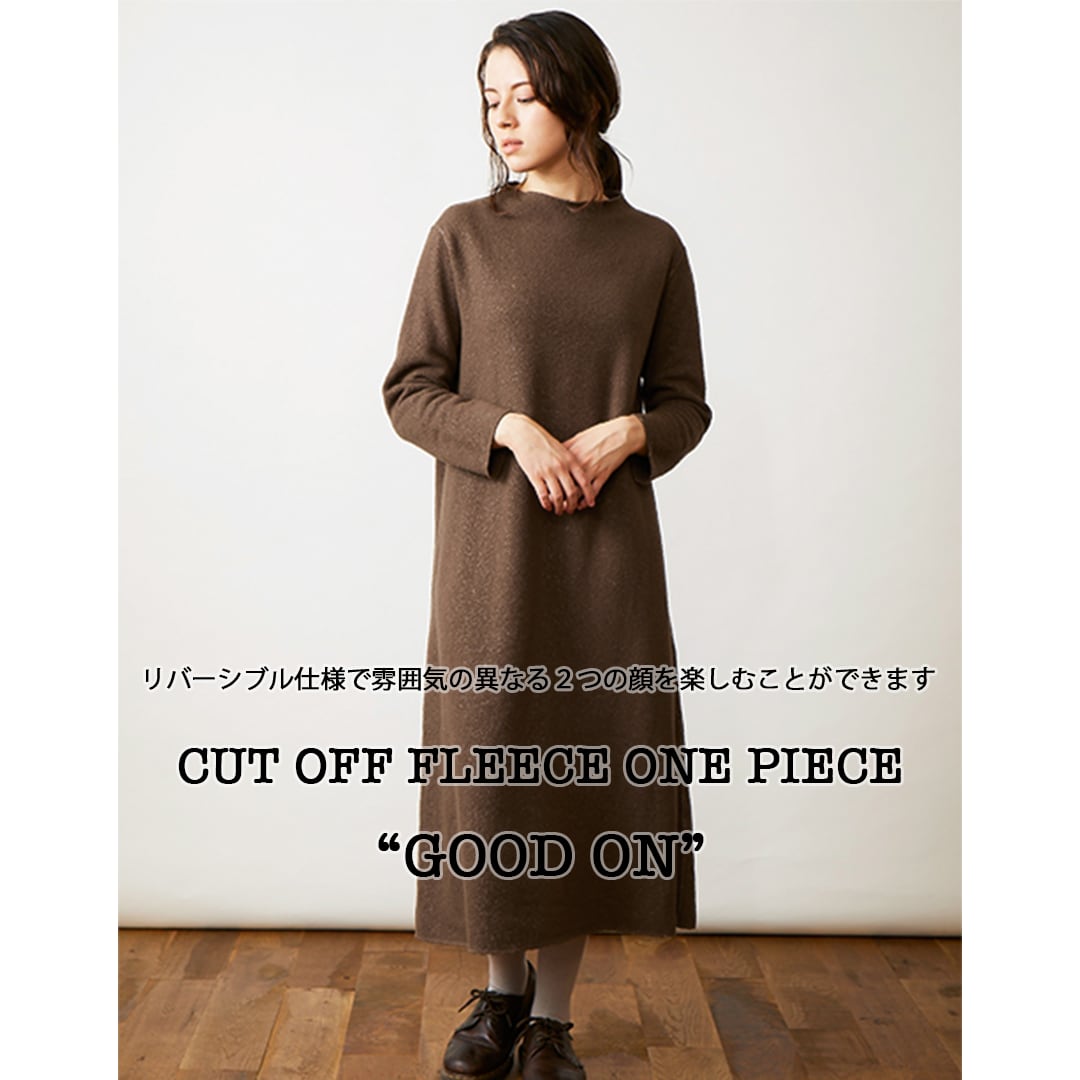 Good On / グッドオン】CUT OFF FLEECE ONE PIECE / カットオフ